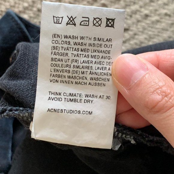 Acne Studios Denim ' Flex in 'basement' Waist 26 - Picture 7 of 11